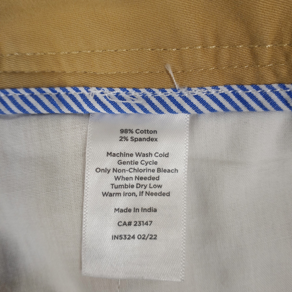 Talbots Women's  Straight Relaxed Chinos in Khakis Pants Size 12p - Picture 5 of 16